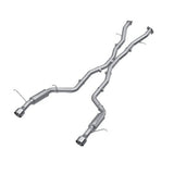MBRP cat-back exhaust system dual rear exit T304 stainless steel S5105AL