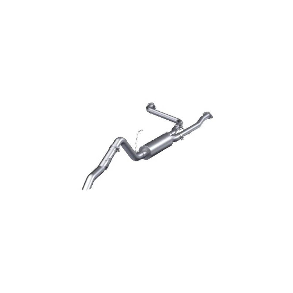 MBRP cat-back exhaust system fits Nissan Frontier Armor Pro Series T304 stainless steel S5409304 2.5 inch inlet/outlet