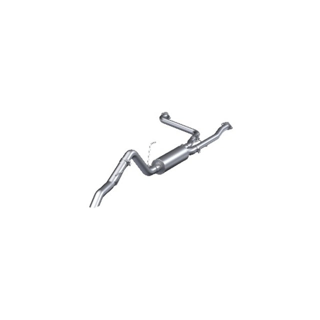 MBRP cat-back exhaust system fits Nissan Frontier Armor Pro Series T304 stainless steel S5409304 2.5 inch inlet/outlet