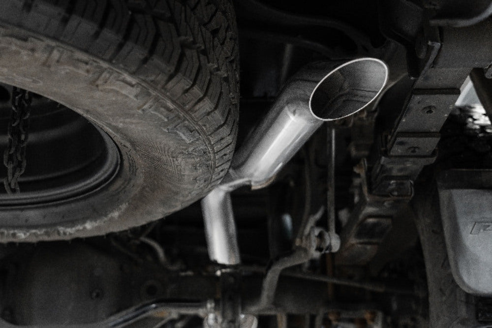 MBRP cat-back exhaust system fits Nissan Frontier Armor Pro Series T304 stainless steel S5409304 2.5 inch inlet/outlet