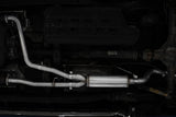 MBRP cat-back exhaust system fits Nissan Frontier aluminized steel S5409AL 2.5 inch inlet/outlet