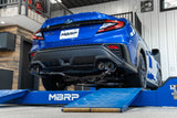 t Fits 22-24 Subaru WRX 2.5" Axle-Back Dual Split Rear T304 Quad CF Tip-S48103CF MBRP Exhaust