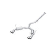 MBRP cat-back exhaust system fits Subaru WRX dual split rear exit Armor Pro Series T304 stainless steel S4807304
