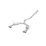 MBRP cat-back exhaust system fits Subaru WRX dual split rear exit Armor Pro Series T304 stainless steel S4807304