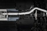 MBRP cat-back exhaust system fits Subaru WRX dual split rear exit Armor Pro Series T304 stainless steel carbon fiber tip S48083CF
