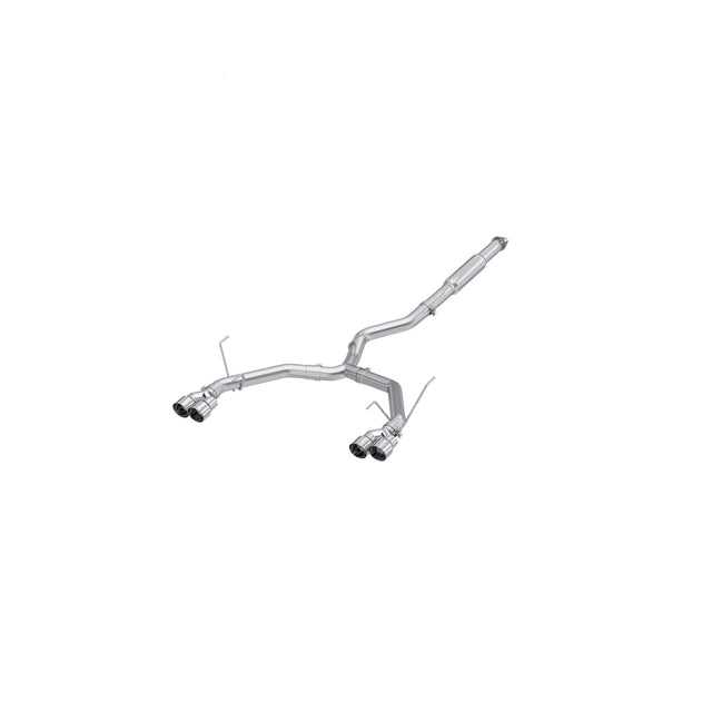 MBRP cat-back exhaust system fits Subaru WRX dual split rear exit Armor Pro Series T304 stainless steel S4808304