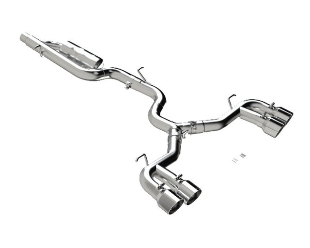 MBRP cat-back exhaust system Armor Pro Series T304 stainless steel carbon fiber tip S4612304