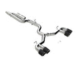 MBRP cat-back exhaust system Armor Pro Series T304 stainless steel carbon fiber tip S46123CF