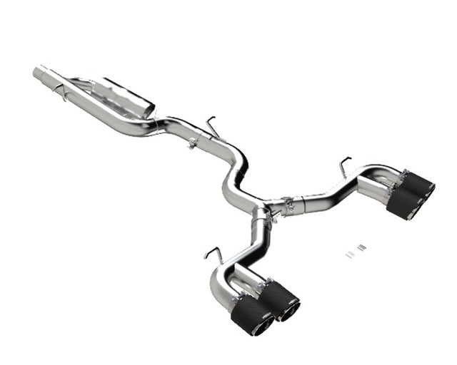 MBRP cat-back exhaust system Armor Pro Series T304 stainless steel carbon fiber tip S46123CF