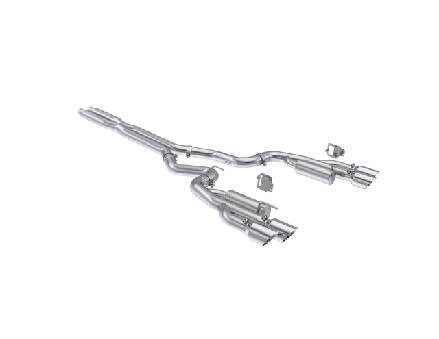 MBRP cat-back exhaust system fits Ford Mustang Armor Pro Series T304 stainless steel S7282304