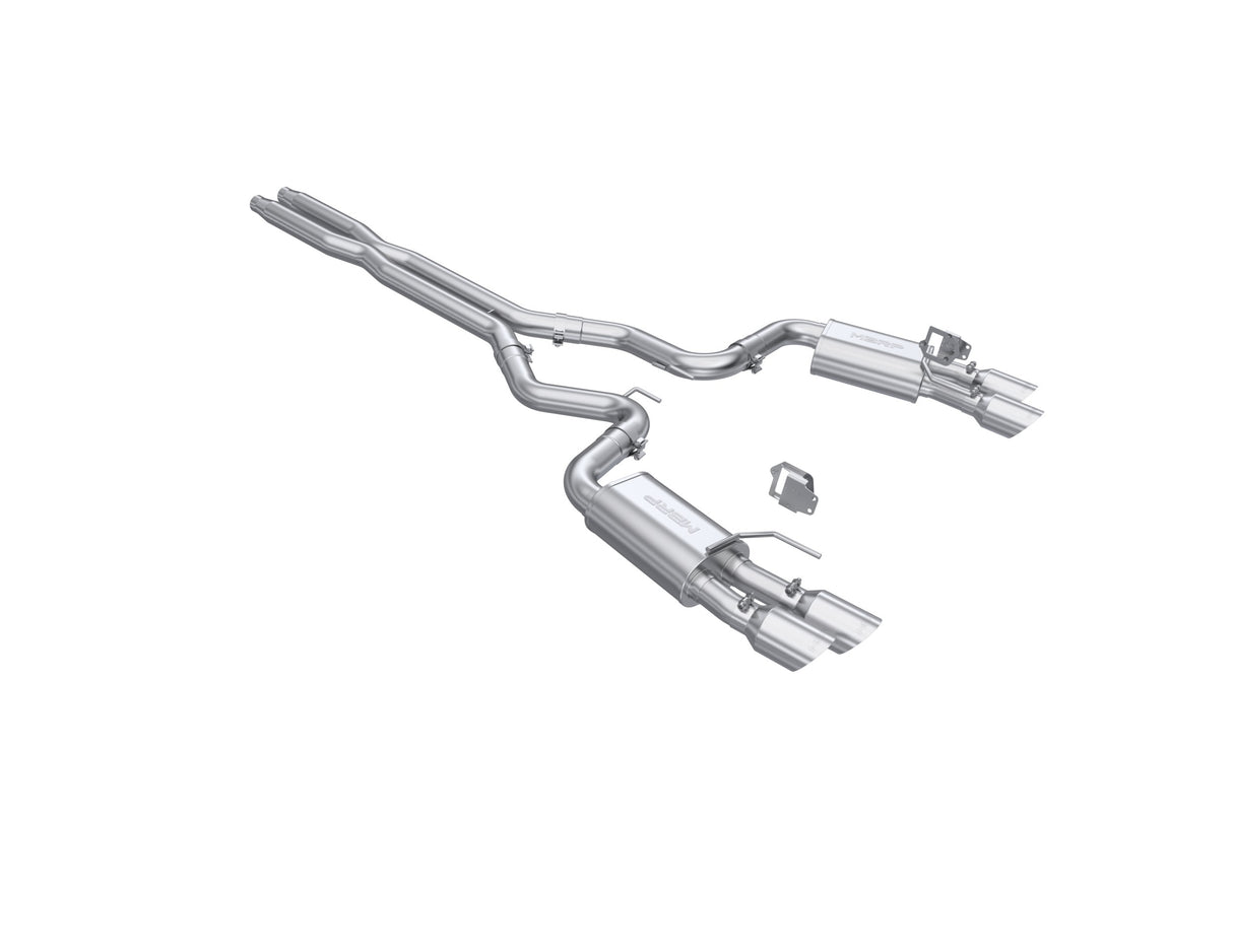 MBRP cat-back exhaust system fits Ford Mustang aluminized steel S7280AL