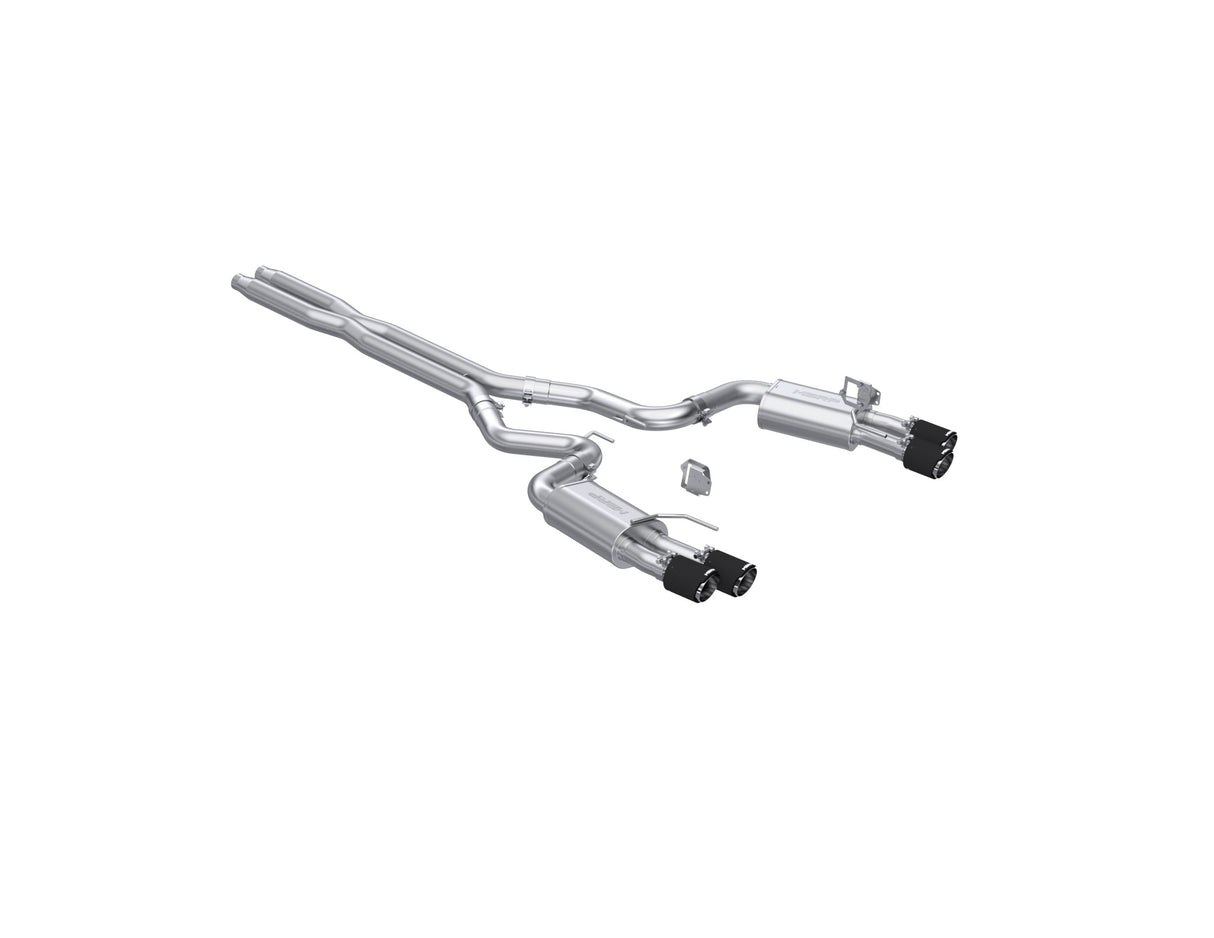 t Fits 24 Mustang 3" Cat Back w/Quad 4" Carbon Fiber Tips Street Version-S72803CF MBRP Exhaust