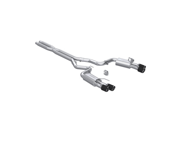t Fits 24 Mustang 3" Cat Back w/Quad 4" Carbon Fiber Tips Street Version-S72803CF MBRP Exhaust