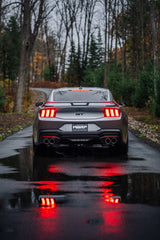 t Fits 24 Mustang 3" Cat Back w/Quad 4" Dual Wall Tips Race Version-Black-S7282BLK MBRP Exhaust