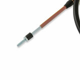 Fits 3- And 4-Speed Chrysler/Ford Auto Trans-Rear-Exit Cable-Forward Shift stainless steel black
