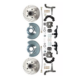 62-72 Mopar A; Front Disc Converison; Slotted; w/Bolt 5x4.5 DBK6272A-45-LX Brakes MBM