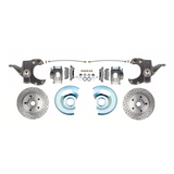 63-70 C-10 5 Lug Rotor 2.5" Drop Disc Conversion Wheel Kit DBK6370-5DLX-A Brakes C10 MBM