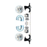 63-70 C-10 6 Lug D/S Rotor Stock Height Disc Conversion Wheel Kit DBK6370LX Brakes C10 MBM