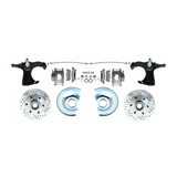 63-70 C-10 6 Lug D/S Rotor Stock Height Disc Conversion Wheel Kit DBK6370LX Brakes C10 MBM