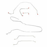 Brake Line for 1964-1965 64-65 Chevy Malibu Convertible w/Manual Drum Complete ABS drum brakes stainless steel