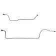 Brake Line for 66-69 Mopar C-Body 8 3/4 Axle Lines; stainless steel