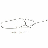 t Fits 66 Mopar B-Body, Factory Disc; 3pc Line, Intermediate Brake Line-RIN6602OM Fine Lines