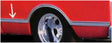 67-68 Chevrolet C10 Pickup Bedside Molding-Front Of Wheel-Shortbed LSM003R