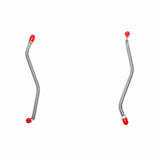 Replacement Line for 67-69 Mopar C-Body Disc Caliper Lines; Stainless stainless steel