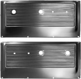 67-71 C/K Series Truck Replacement Door Panel-Standard-Black Metal steel U2003-67