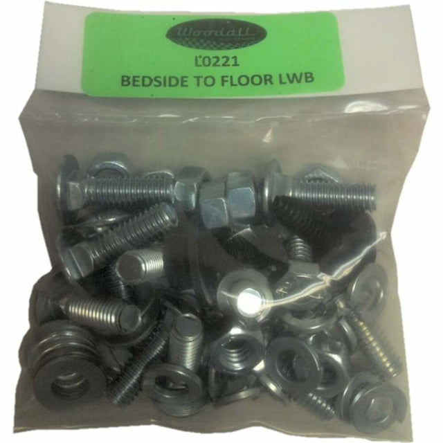67-72 C/K Series Fleetside Longbed Bedside To Floor Bolt Kit-47pcs L0221-67
