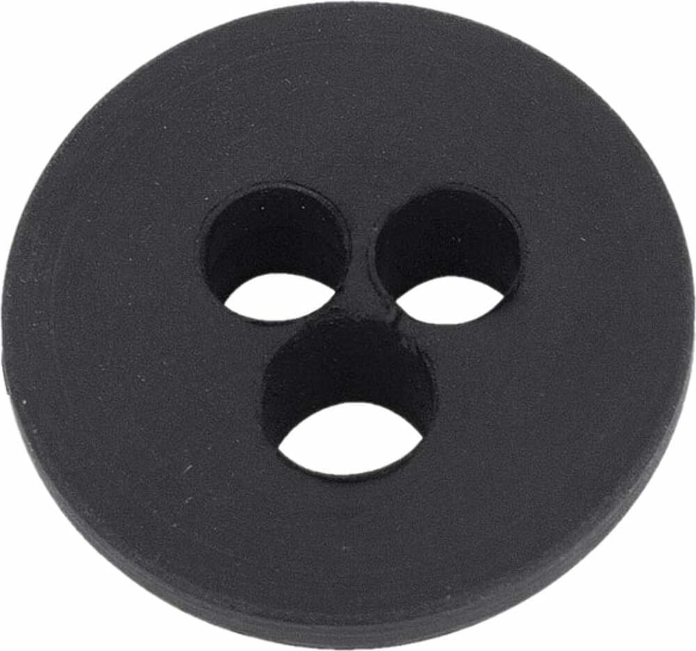 67-72 C/K Series Truck Grommet-Windshield Washer-3-Holes-Round-Black 10-003