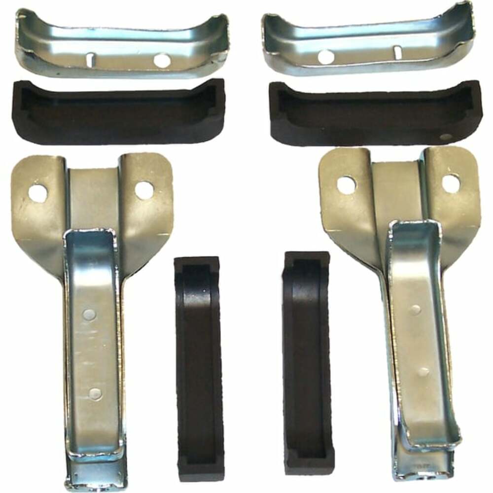 67-72 Gmc C/K Series Truck Radiator Retainer Set-8-Pieces-4-Row steel J4056-67