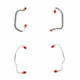 Replacement Line for 67-72 Mopar A Factory Disc Kelsey-Hayes 4-piston Caliper Line Set stainless steel