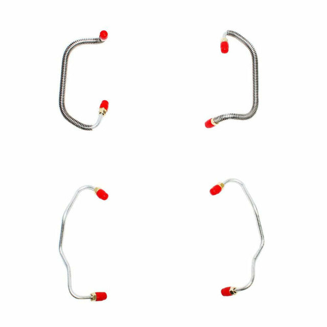 t Fits 67-72 Mopar A Factory Disc Kelsey-Hayes 4-piston Caliper Line Set-YFC6701SS Fine Lines