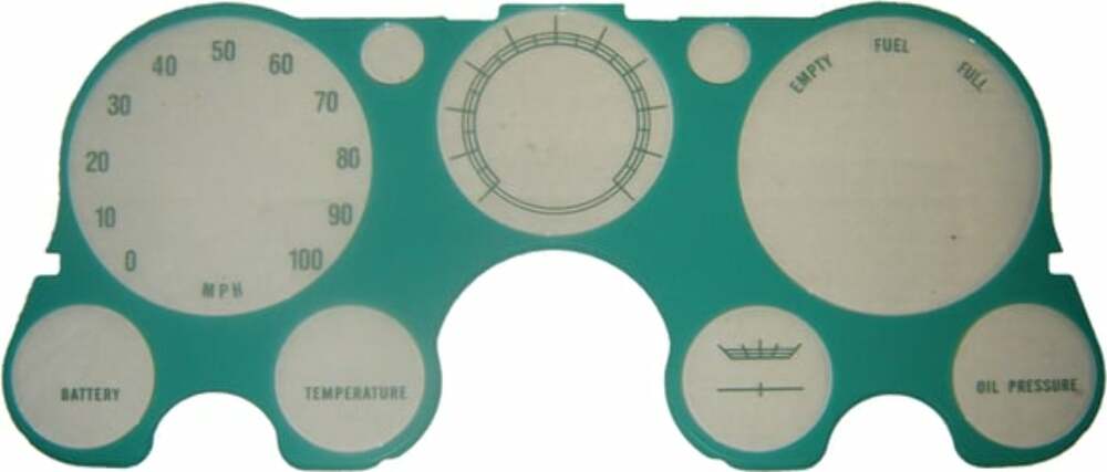 67-72 Trucks, Blazer/Jimmy Dash Bezel Lens-Without Tachometer H6049-67