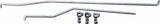 67-72 Trucks, Blazer/Jimmy Door Latch Relay Rod Set-5-Pieces-Left C9352-67