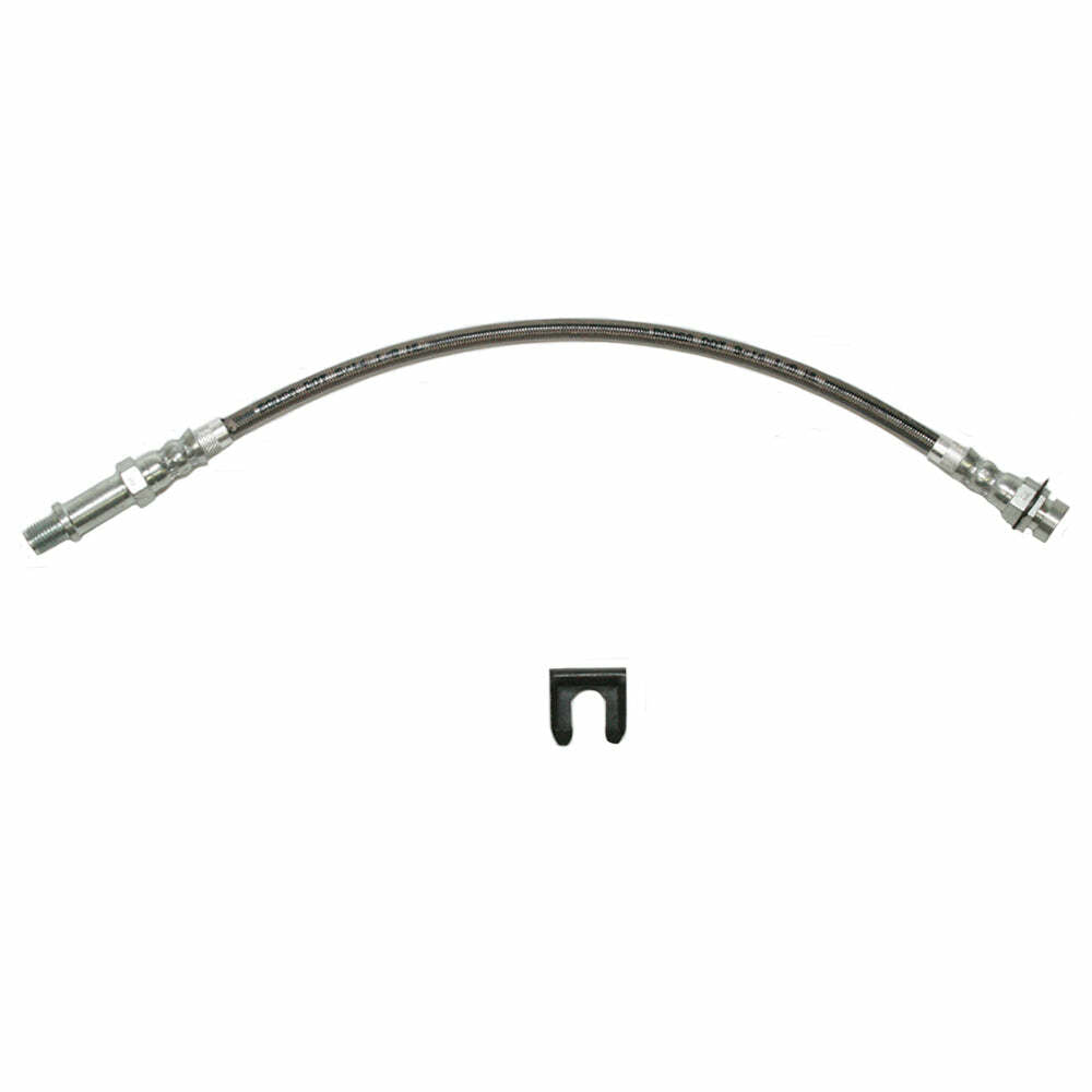 t Fits 67 Mopar B-Body 74 Challenger w/Front Disc Brake Hose Braided HSP5225SS Fine Lines