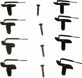 69-72 C/K Series Fleetside Trucks Tail Light Bezel Clip Kit-12pcs L0074-69