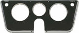 69-72 Trucks, Blazer/Jimmy Dash Bezel-Without Gauges-Black/Chrome H6068-69