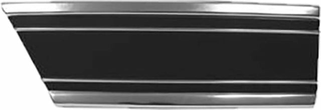 69-72 Trucks Fender Molding-Lower-Rear Of Wheel-Black-Left M0012L-69