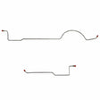 t Fits 70-73 Dodge Challenger Rear Axle Brake Lines w/ 8-3/4" Rear ERA7001SS Fine Lines
