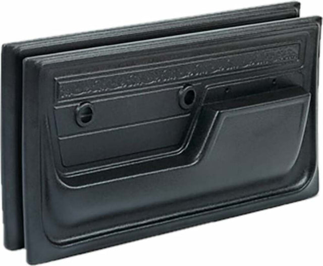 72 Gmc C/K Series Truck Replacement Door Panels-Deluxe-Black-Pair U1060-72