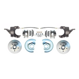 t Fits 73-87 C-10 5 Lug Rotor, 2.5" Drop Disc Brake Conversion Wheel Kit DBK7387D MBM Brakes