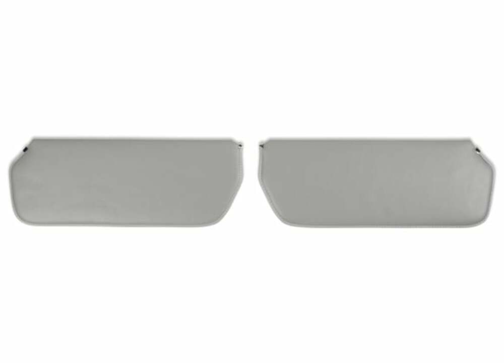 73-87 C/K Series Pickups Foamback Sunvisor Pair-Vinyl-Grey 05-343