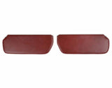 73-87 C/K Series Pickups Foamback Sunvisor Pair-Vinyl-Red 05-340
