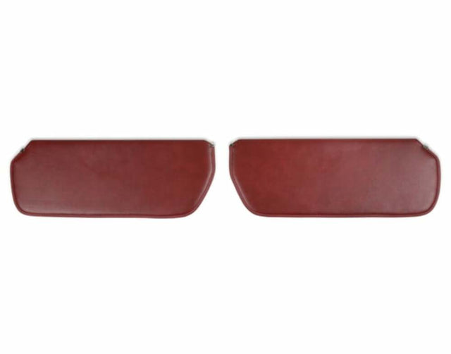 73-87 C/K Series Pickups Foamback Sunvisor Pair-Vinyl-Red 05-340