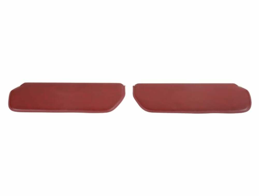 73-87 C/K Series Pickups Foamback Sunvisor Pair-Vinyl-Red 05-340