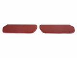 73-87 C/K Series Pickups Foamback Sunvisor Pair-Vinyl-Red 05-340
