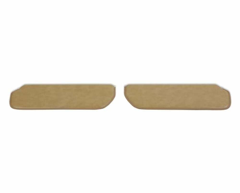 73-87 C/K Series Pickups Foamback Sunvisor Pair-Vinyl-Tan 05-342