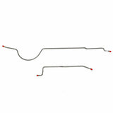 Brake Line Set for 74 Mopar B-Body, 8 3/4 Rear Axle, 2pc stainless steel